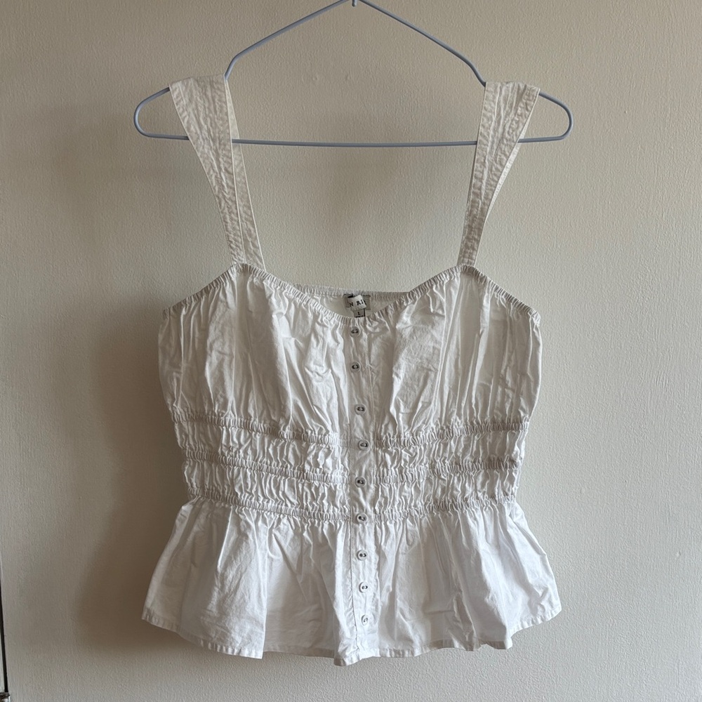 Shirred Ruffle Camisole
